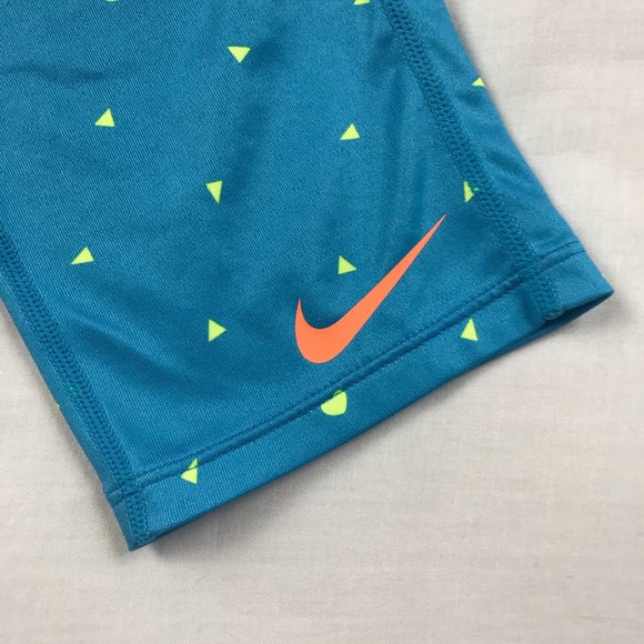 Nike Pro Capri dri-fit Blue and Yellow - Picture 5 of 7